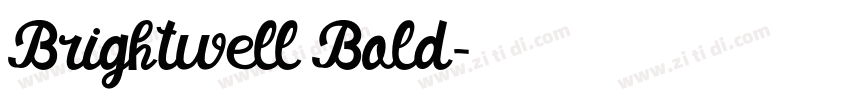 Brightwell Bold字体转换 Brightwell Bold字体转换